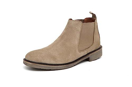 Pull on shop tan boots