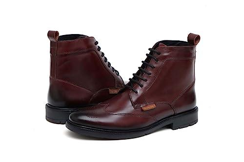 VOGUISH Cherry Genuine Leather Chelesa Boots For Men - Voguish