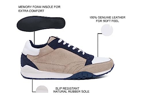 Voguish Men's Grey Casual Sneaker Shoes for Men Slip Resistance Perfect Grey Casual Shoes for Men