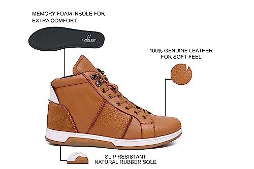 Voguish Men's Casual Sneaker Boots | Soft Cushioned Insole, Slip Resistance, Perfect Casual Shoes for Men - Voguish