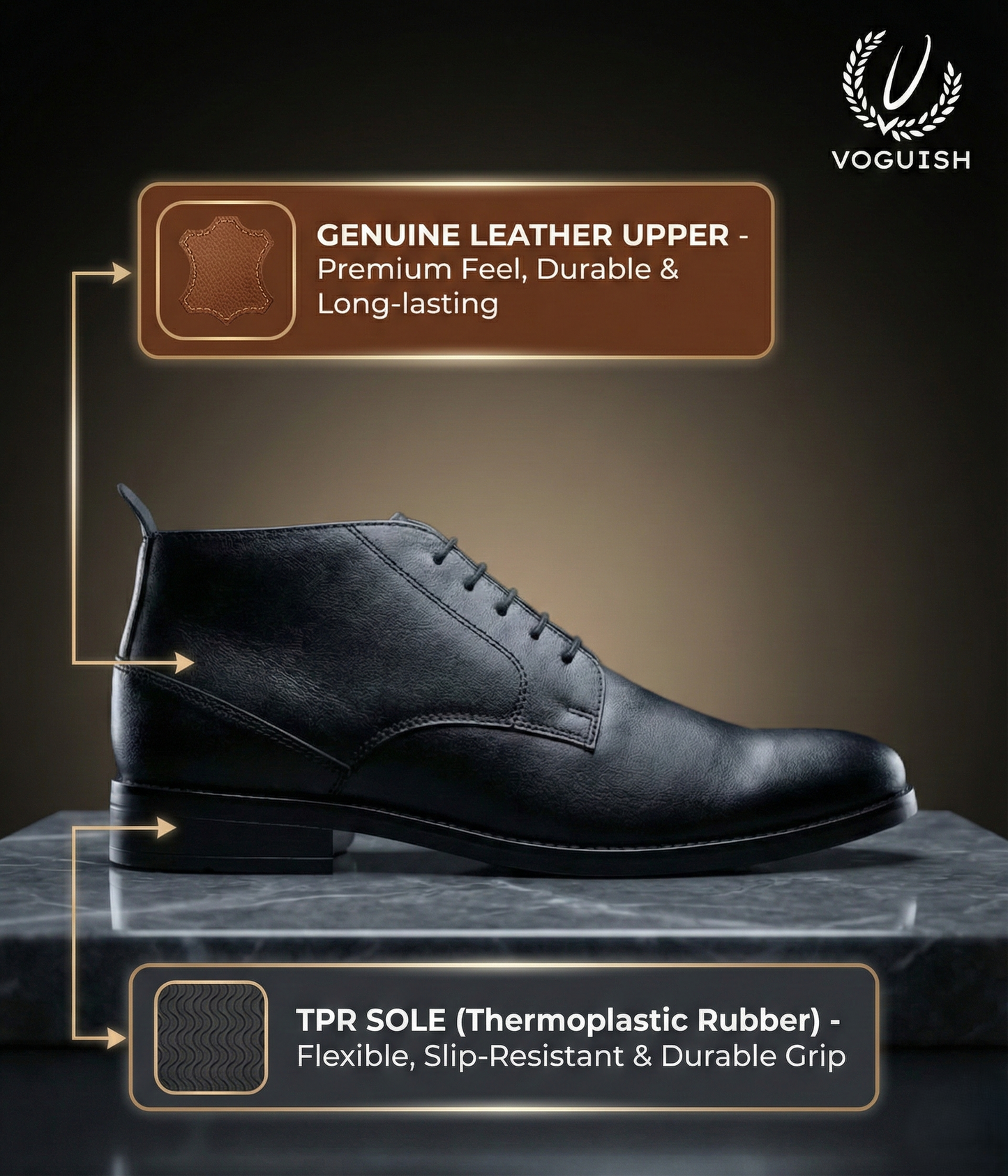 Leather Cukka Boot for Mens - IMPERIALSTEP 005