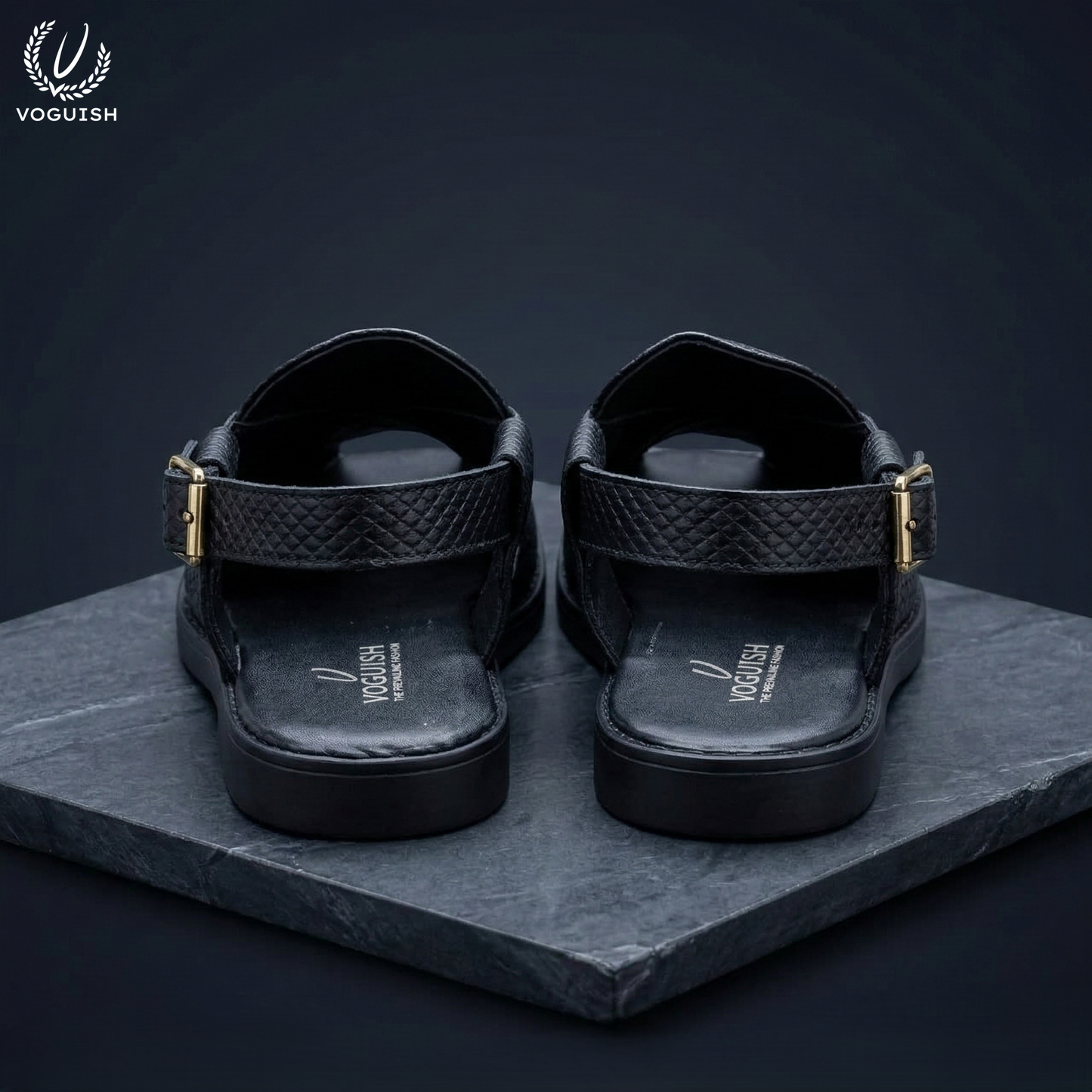 Leather Peshawari Sandal for Men - 4002