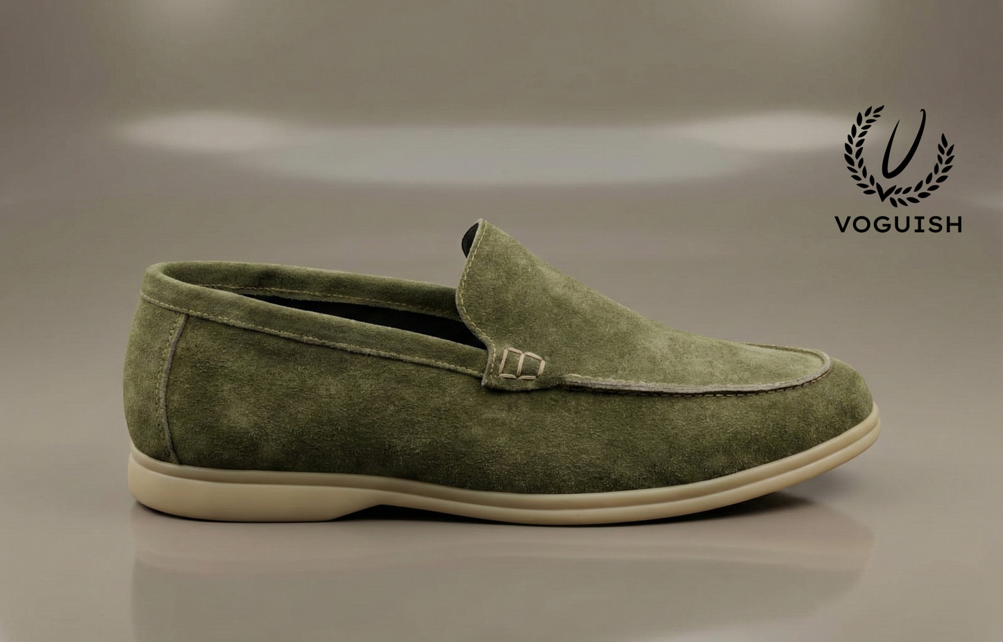 Suede Penny Loafer for Men's - IMPERIALSTEP 007