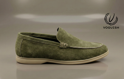 Suede Penny Loafer for Men's - IMPERIALSTEP 007