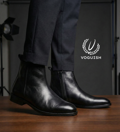 Leather Chelsea Boot  for Men's - 1021 - Product View