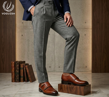 Handmade Leather Double Monk for Men - IMPERIALSTEP 033