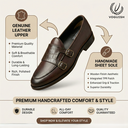 Men's Handmade Leather Loafer - 038 - Product View