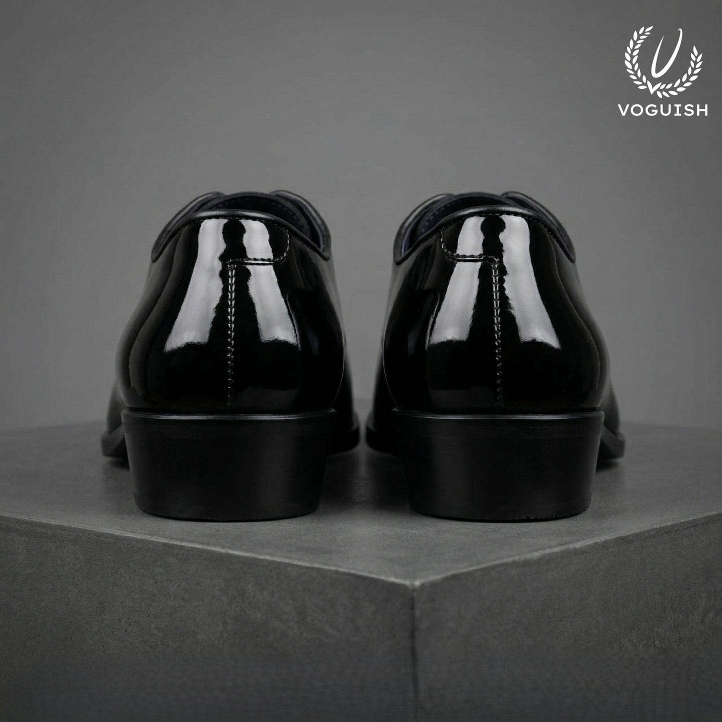 VOGUISH Premium Patent Leather Wholecut Oxfords for Men - 040