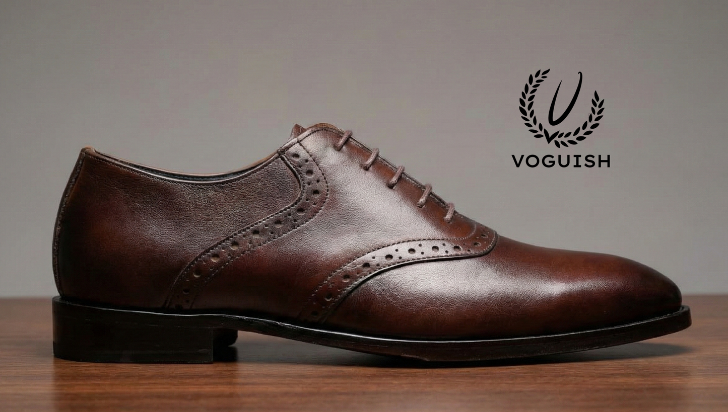 Leather Ofxord Shoe  for Men's - IMPERIALSTEP 001