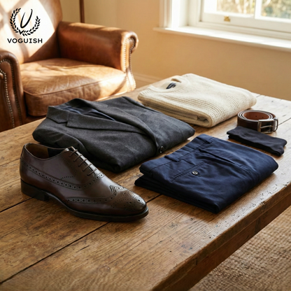 Handmade Leather Brouge for Men -  IMPERIALSTEP 030