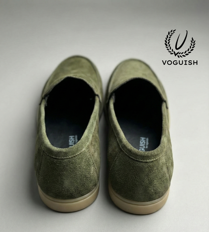 Suede Penny Loafer for Men's - IMPERIALSTEP 007