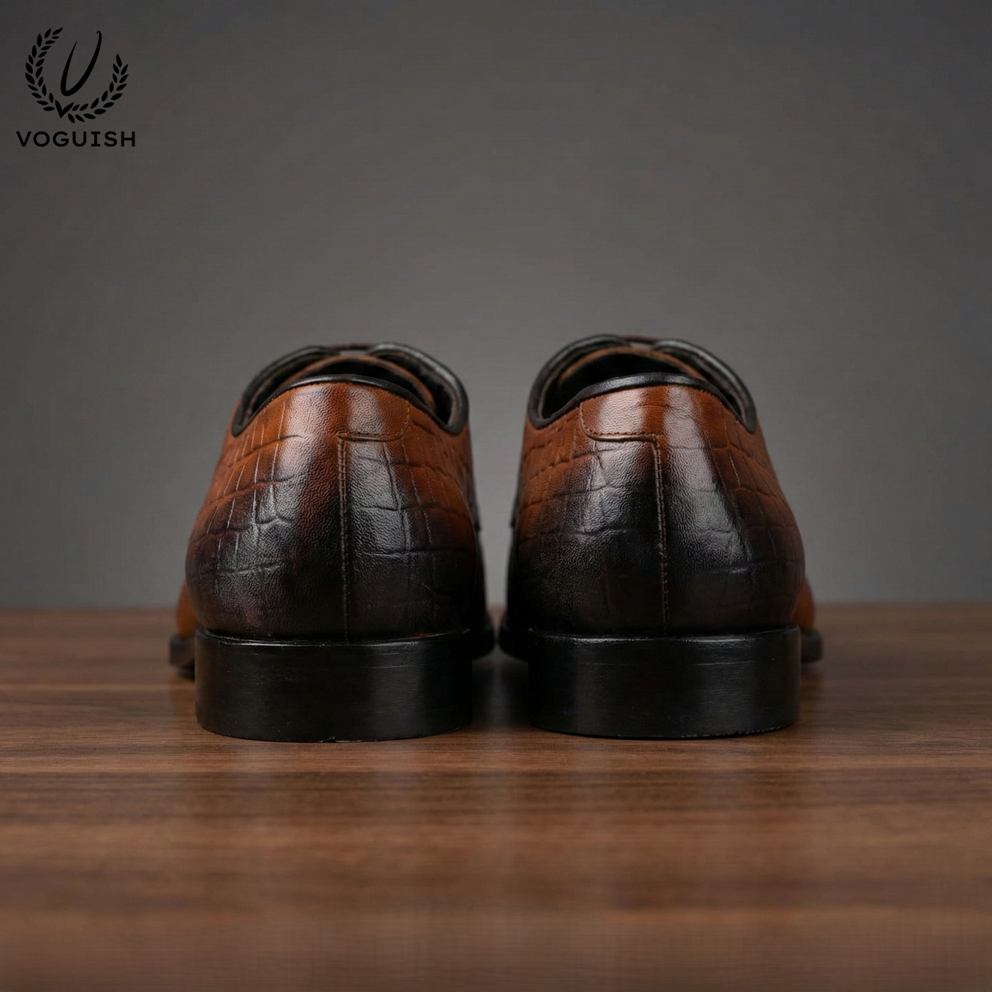 Handmade Croco Wholecut shoe for men - IMPERIALSTEP 036