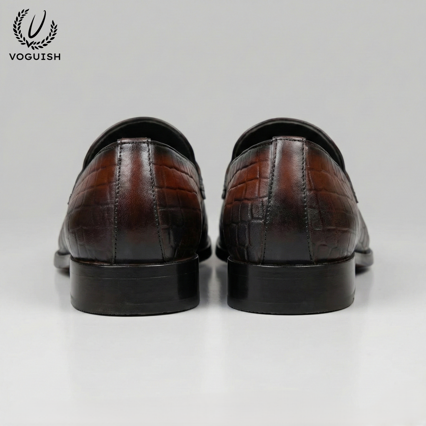 Handmade Croco Leather Horsebit Loafer for Men - IMPERIAL STEP 034 - Product View