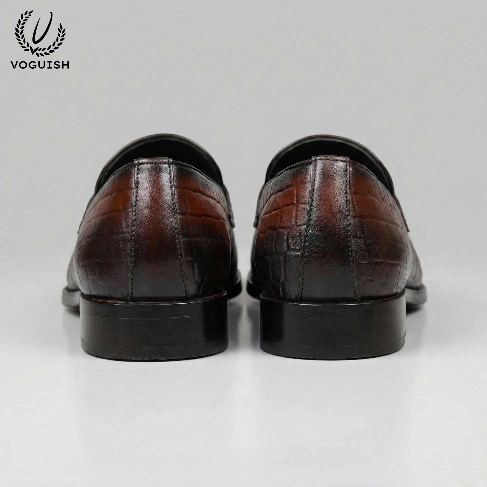 Handmade Croco Leather Horsebit Loafer for Men - IMPERIAL STEP 034 - Product View