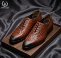 Handmade Croco Wholecut shoe for men - IMPERIALSTEP 036