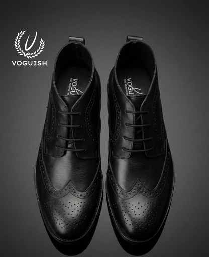 Leather Brouge Chukka Boot for Men - IMPERIALSTEP 027