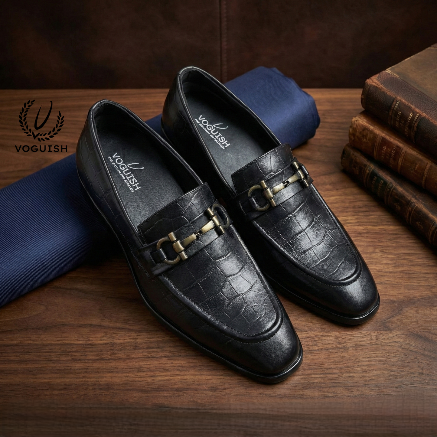 Handmade Croco Loafer for Men - IMPERIAL STEP 035