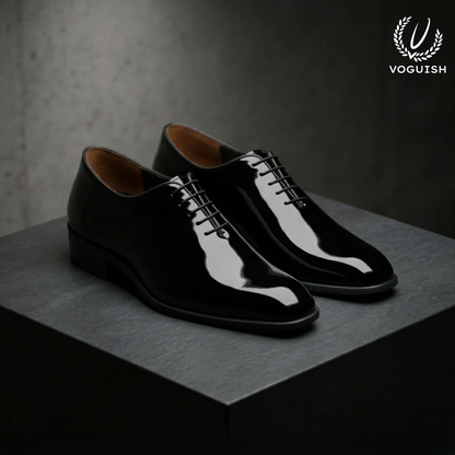 VOGUISH Premium Patent Leather Wholecut Oxfords for Men - 040