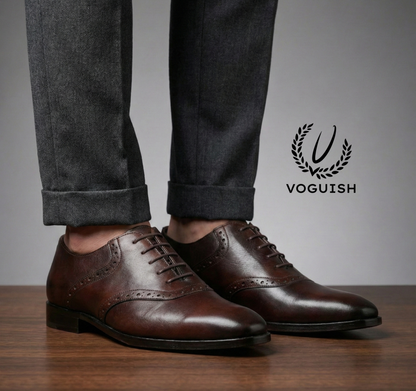 Leather Ofxord Shoe  for Men's - IMPERIALSTEP 001