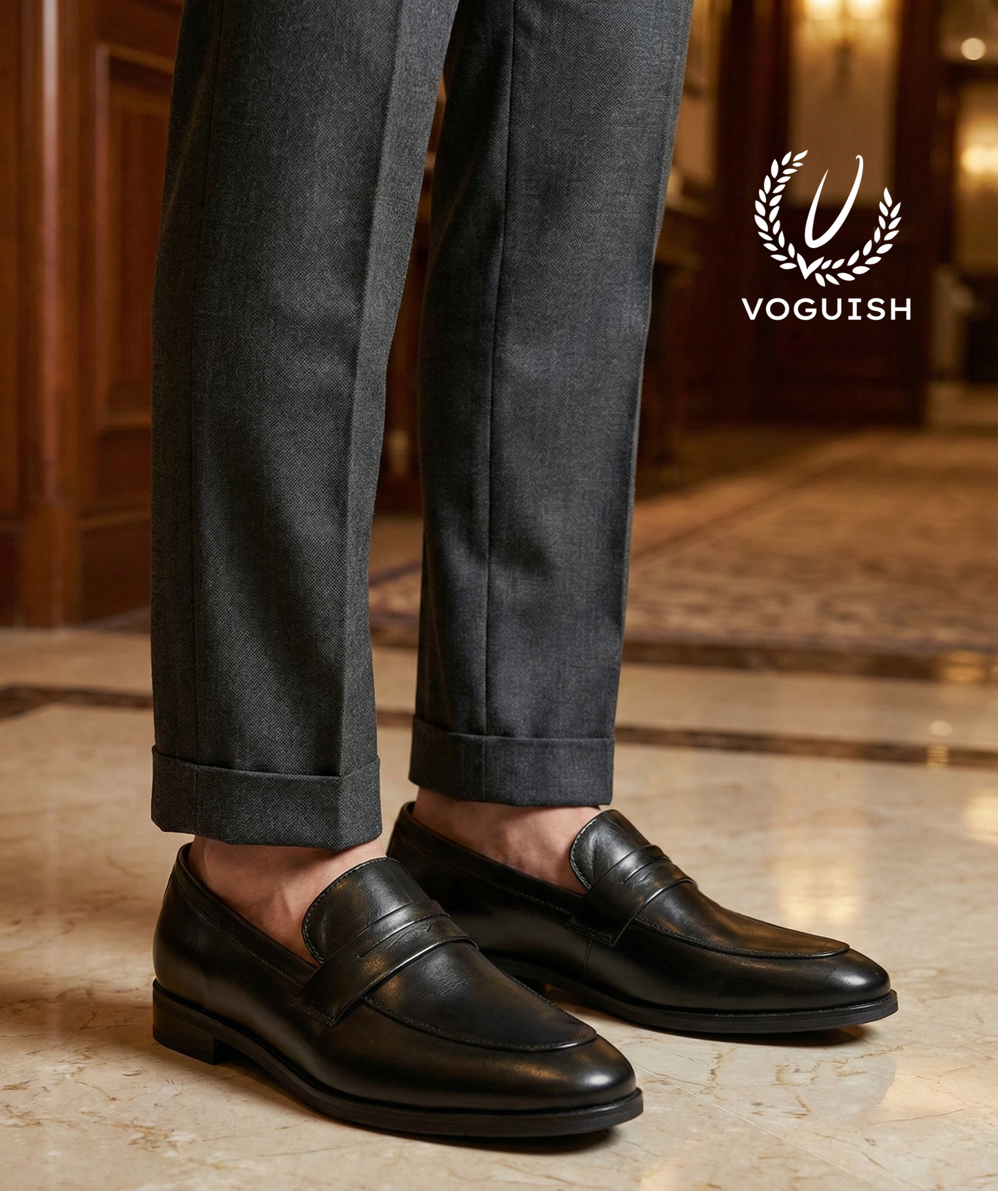 Leather Penny Loafer for Men - IMPERIALSTEP 006