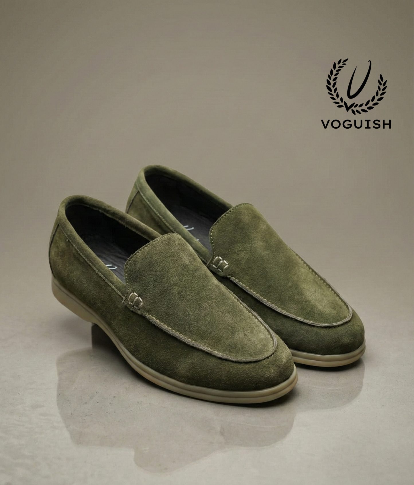 Suede Penny Loafer for Men's - IMPERIALSTEP 007