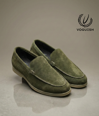 Suede Penny Loafer for Men's - IMPERIALSTEP 007