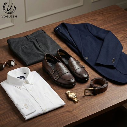 Men's Handmade Leather Loafer - 038 - Product View