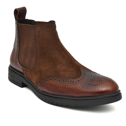 Brown Brogue Boots