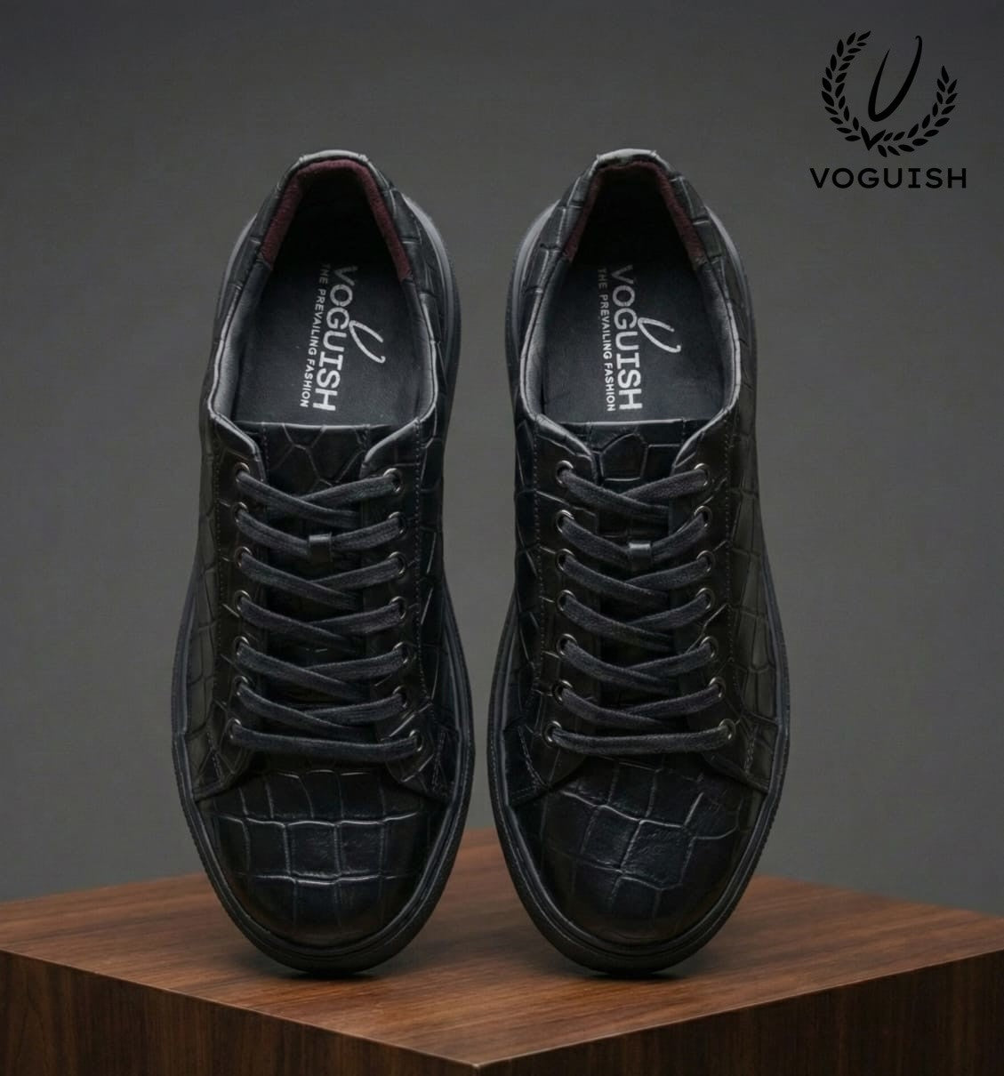 Premium Genuine Leather Sneaker - 2001 - Product View