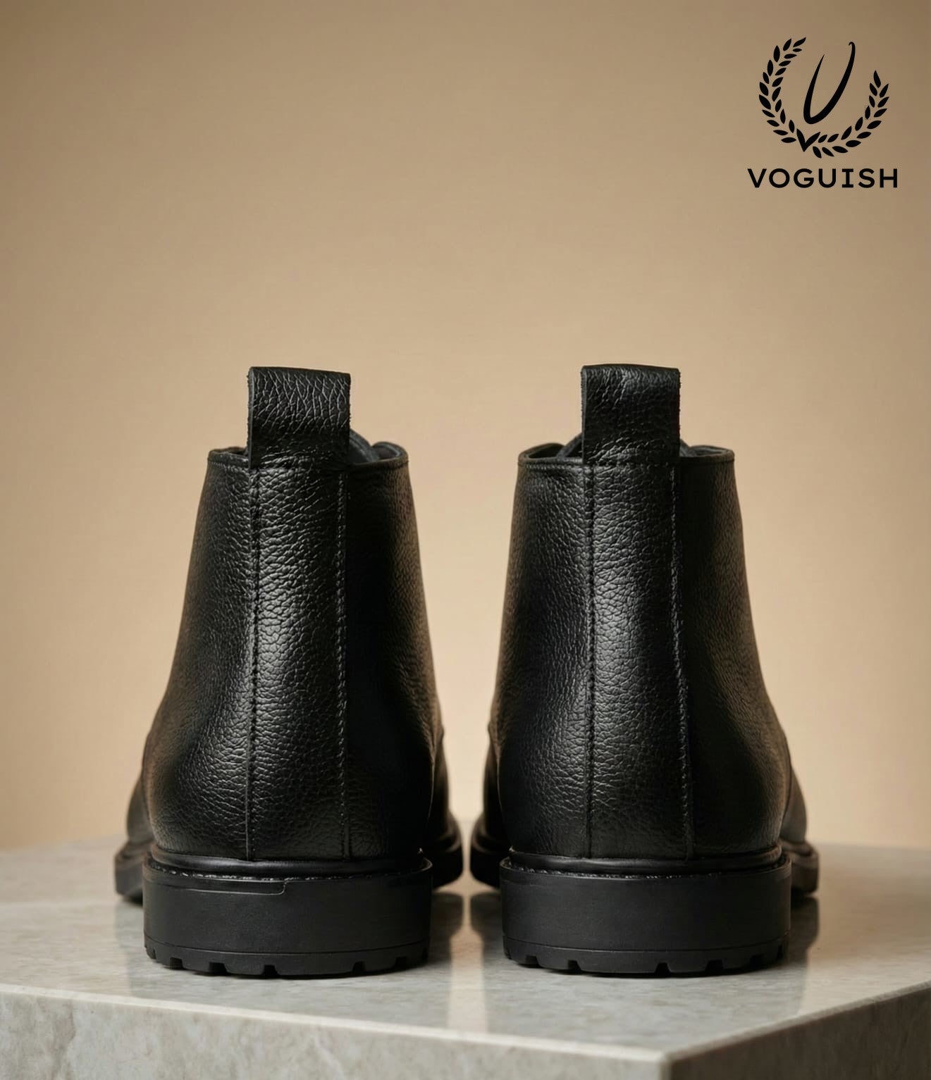 Leather Chukka Boot for Men's - IMPERIALSTEP 026