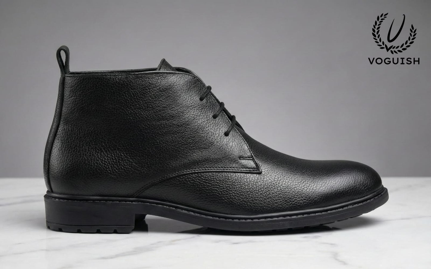 Leather Chukka Boot for Men's - IMPERIALSTEP 026