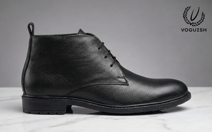 Leather Chukka Boot for Men's - IMPERIALSTEP 026