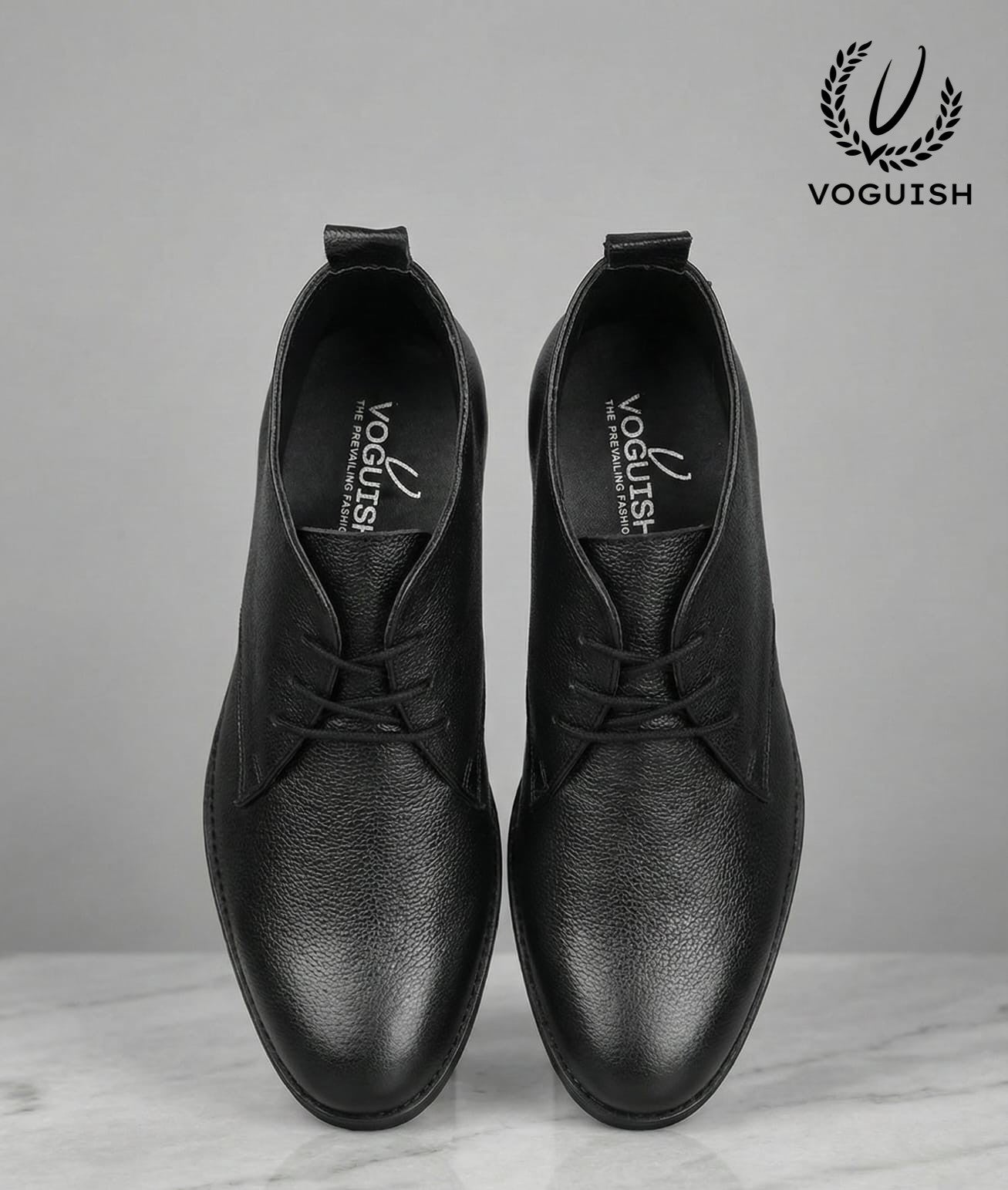 Leather Chukka Boot for Men's - IMPERIALSTEP 026