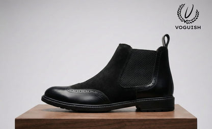 Premium Leather Chelsea Boot for Men's - 1003 - Product View