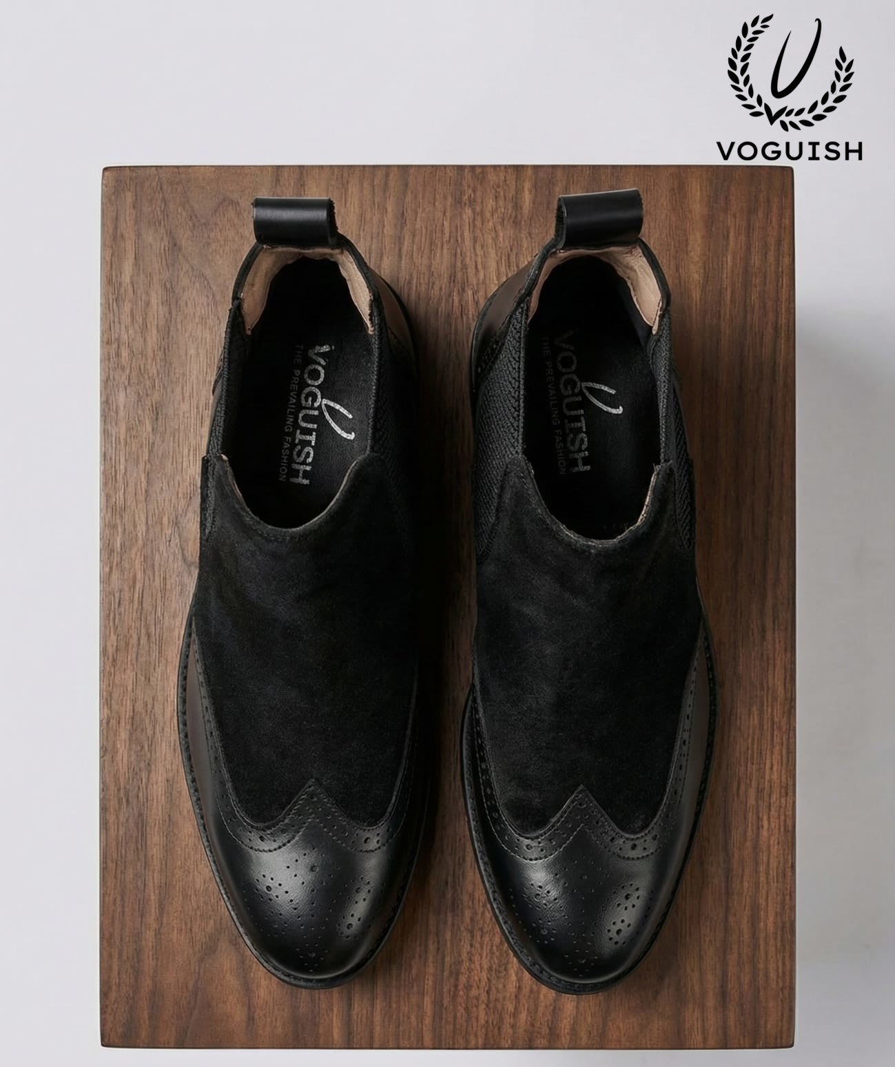 Premium Leather Chelsea Boot for Men's - 1003 - Product View