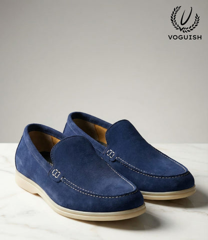 Suede Leather Penny Loafer for Men's - IMPERIALSTEP 007