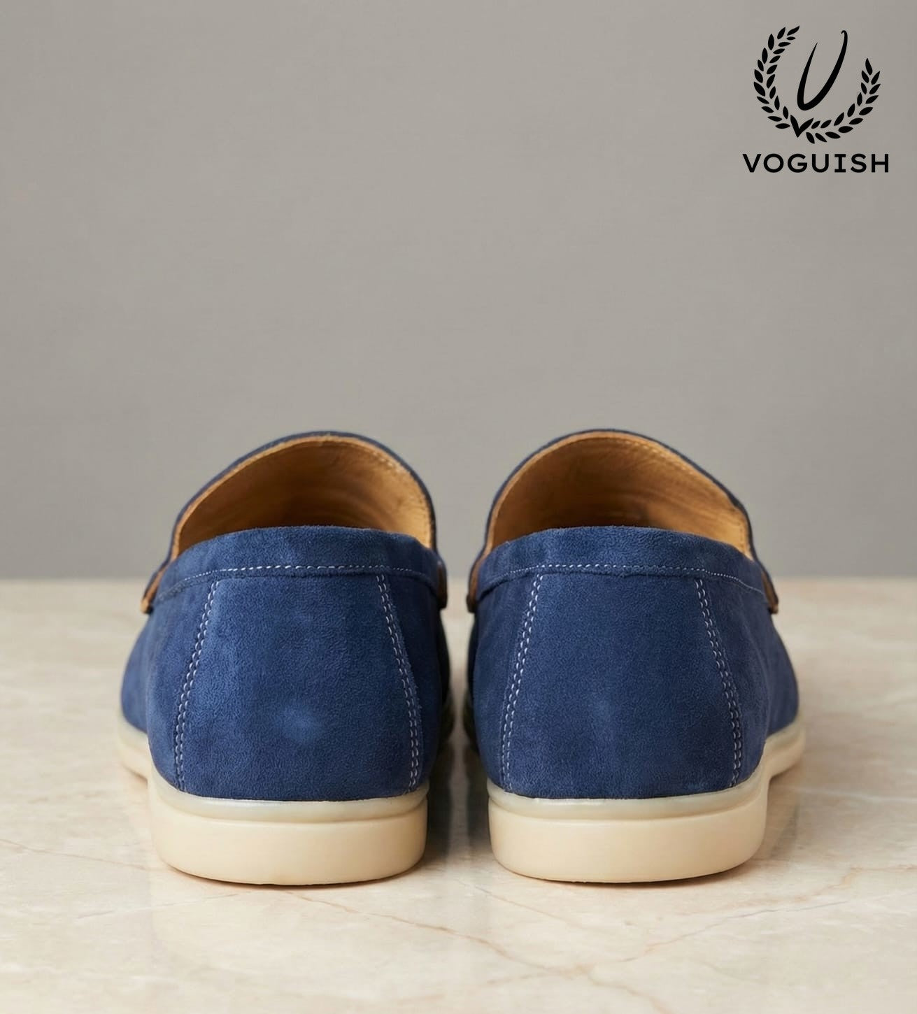 Suede Leather Penny Loafer for Men's - IMPERIALSTEP 007