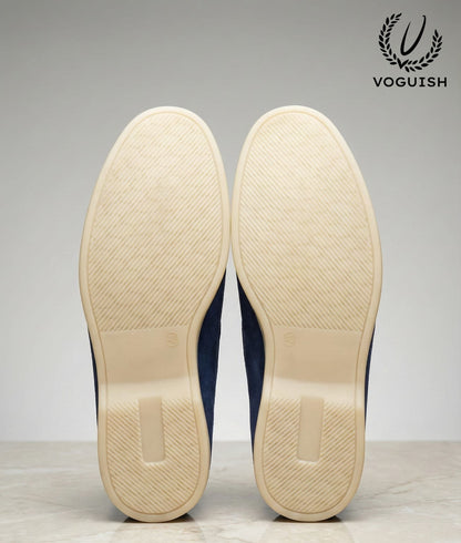 Suede Leather Penny Loafer for Men's - IMPERIALSTEP 007