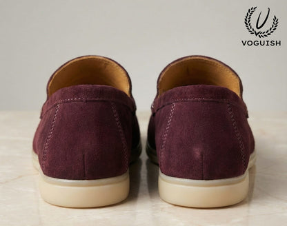 Suede Penny Loafer for Men's - IMPERIALSTEP 007