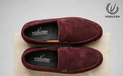 Suede Penny Loafer for Men's - IMPERIALSTEP 007