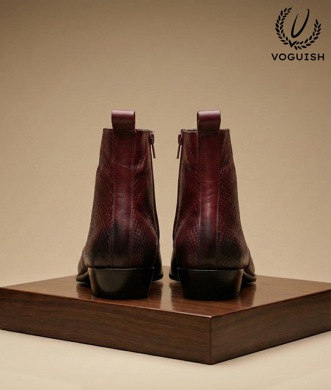 Handmade Chelsea Boot for Men - 1050 - Product View