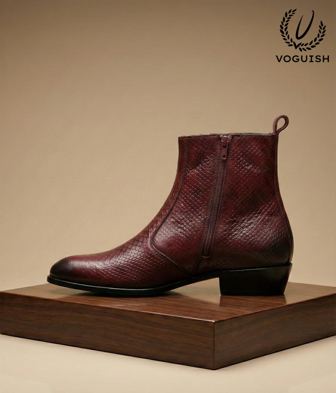 Handmade Chelsea Boot for Men - 1050 - Product View