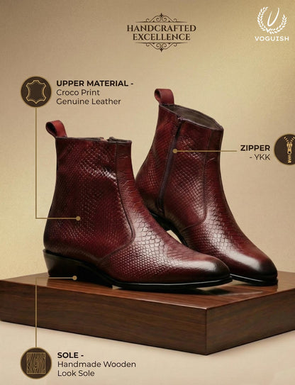 Handmade Chelsea Boot for Men - 1050 - Product View