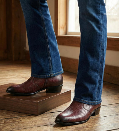Handmade Chelsea Boot for Men - 1050 - Product View