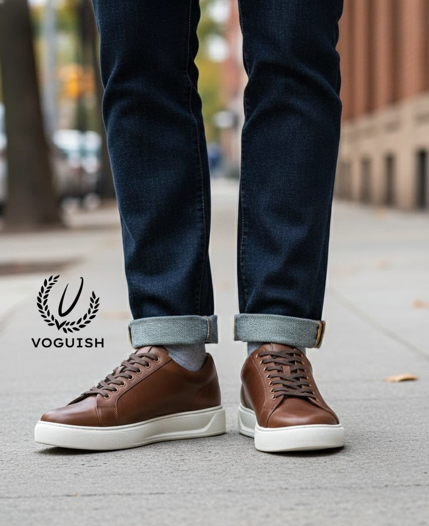 Leather Sneaker for Men's - 2000 - Product View