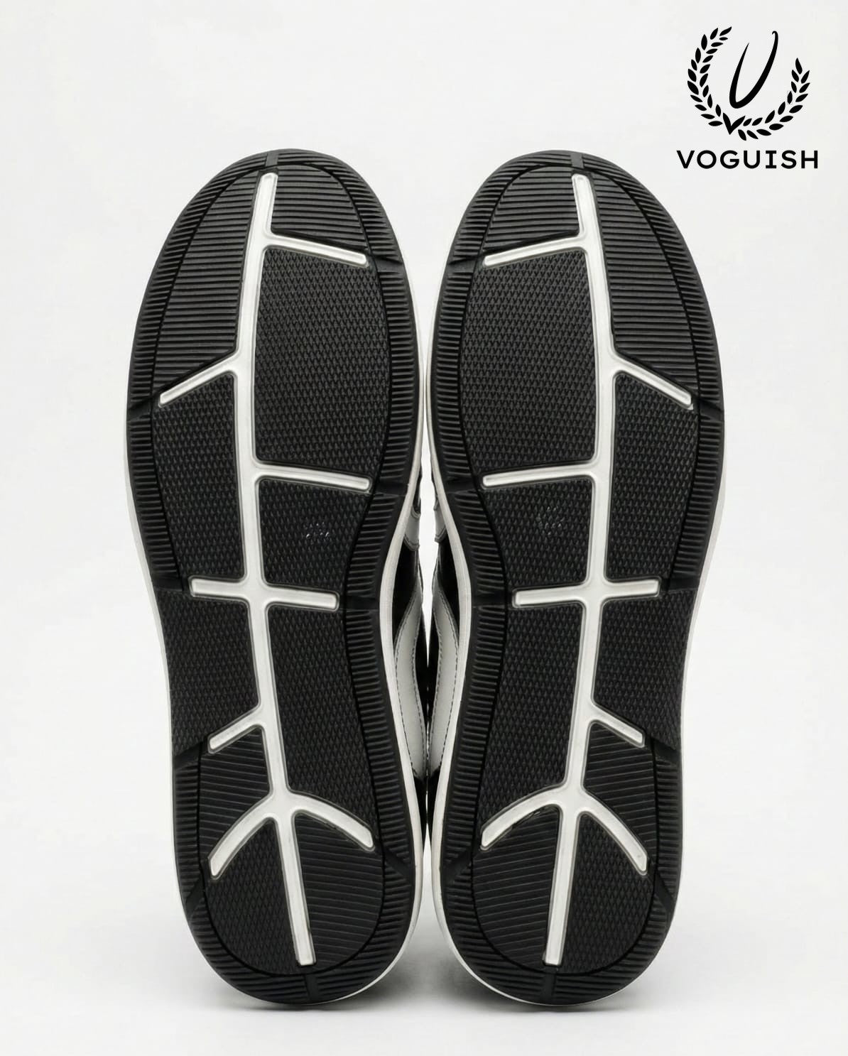 Leather sneaker for men's black -  2002 - Product View
