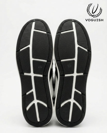 Leather sneaker for men's black -  2002 - Product View