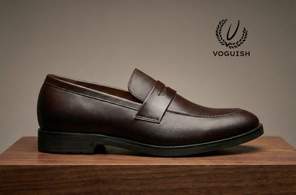 Leather Penny Loafer for Men's - IMPERIALSTEP 006