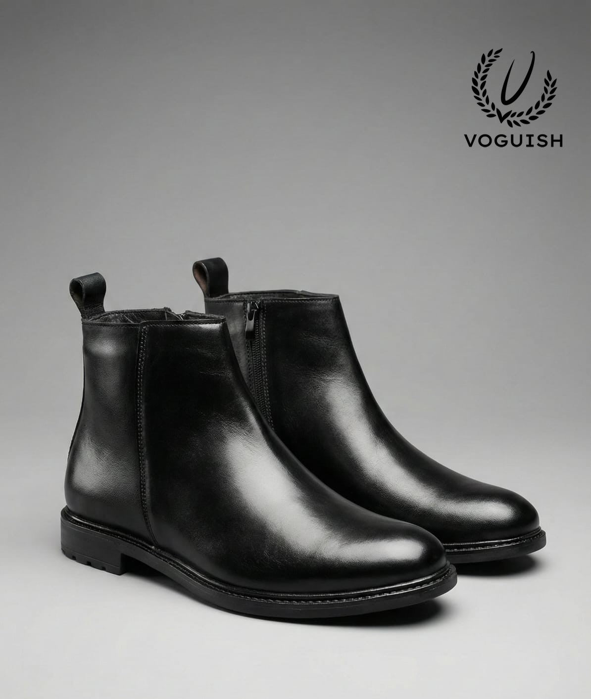 Side zip Chelsea Boot for Men's - 1002 - Product View