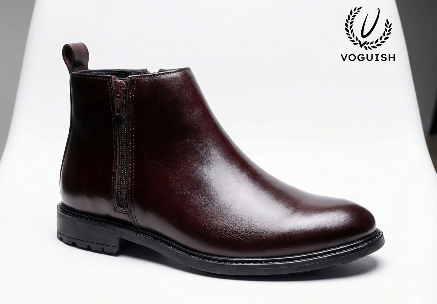 Leather Chelsea Boot for men - 1004 - Product View